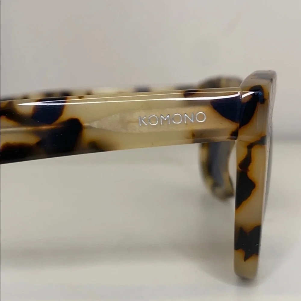 Komono sunglasses Allen Ivory Demi Sunglasses NEW brown Tan tortoise